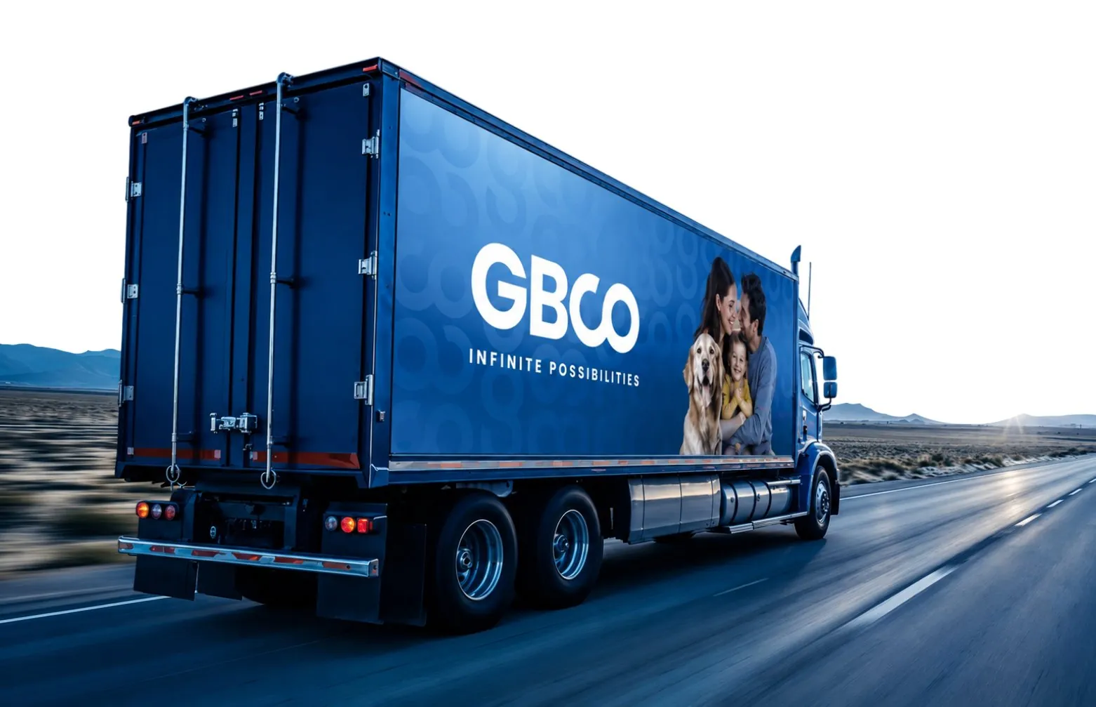 Distribución GBCO — camión de reparto